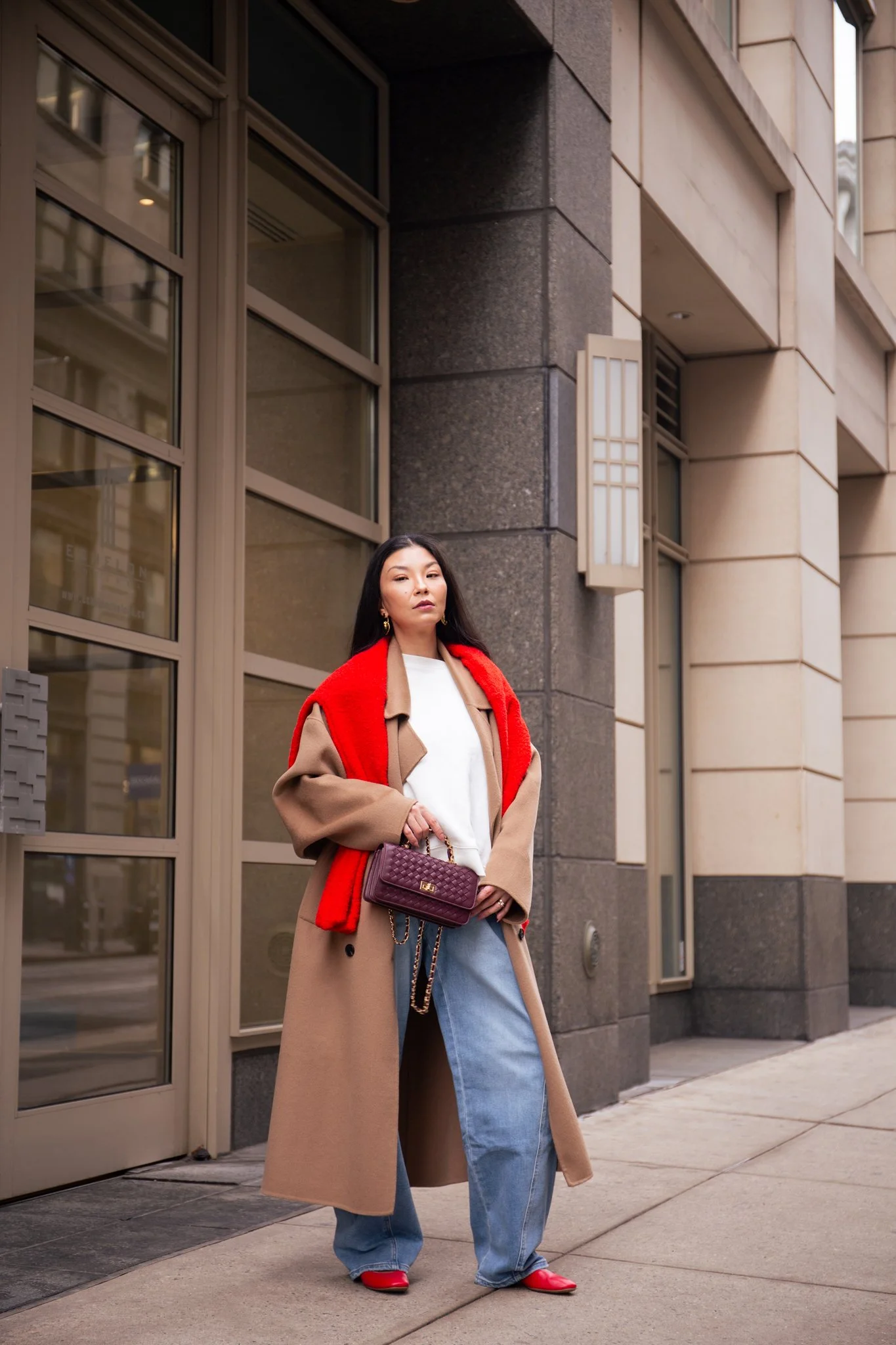 INSPIRATION フルスーツ ワインレッド Colors Trending for Spring + How to Wear Them Today — Suzanne